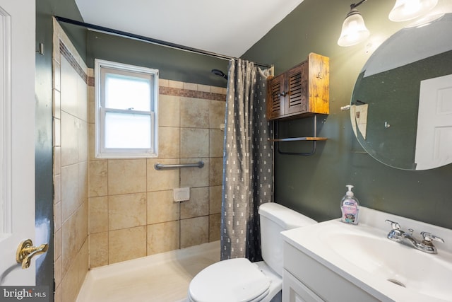 2301 Airacobra St, Levittown, PA 19057 - full bathroom featuring vanity and tiled shower