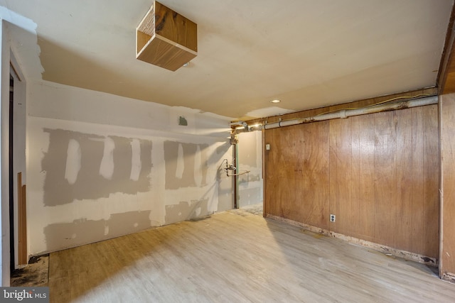 2301 Airacobra St, Levittown, PA 19057 - basement with wood finished floors