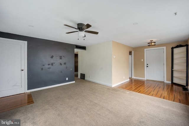 2301 Airacobra St, Levittown, PA 19057 - empty room with carpet flooring and ceiling fan
