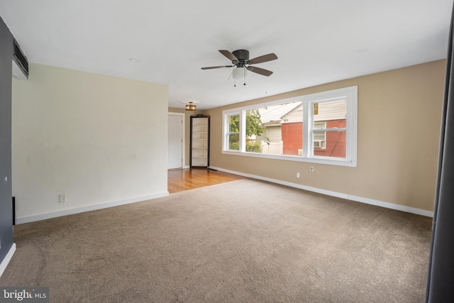 2301 Airacobra St, Levittown, PA 19057 - empty room with carpet floors and ceiling fan