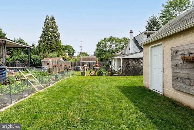 101 Ash Rd, Wallingford, PA 19086 - fenced backyard featuring a storage shed