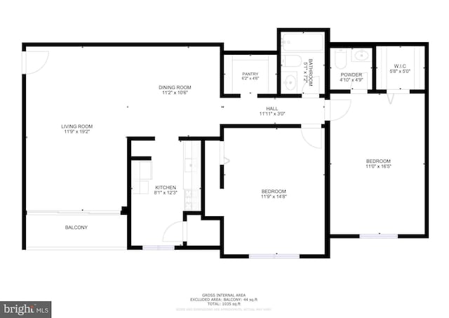 5606 Bismach Dr Unit 104, Alexandria, VA 22312 - view of home floor plan