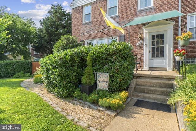 1931 Edgewood Rd, Towson, MD 21286 - view of exterior entry with brick siding
