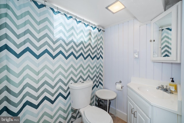 1931 Edgewood Rd, Towson, MD 21286 - full bathroom featuring vanity and a shower with shower curtain