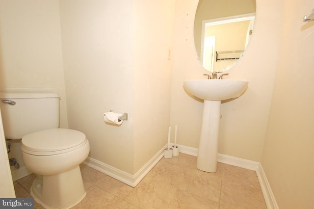 12013 Panthers Ridge Dr, Germantown, MD 20876 - bathroom with toilet and baseboards