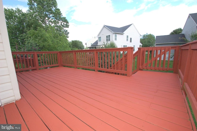 12013 Panthers Ridge Dr, Germantown, MD 20876 - view of wooden deck