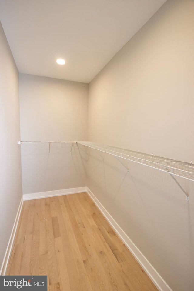 2417 N Hancock St, Philadelphia, PA 19133 - walk in closet featuring light wood finished floors