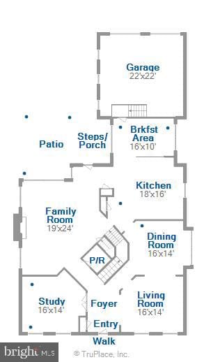 9858 Palace Green Way, Vienna, VA 22181 - view of property floor plan
