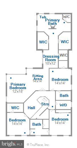 9858 Palace Green Way, Vienna, VA 22181 - view of property floor plan