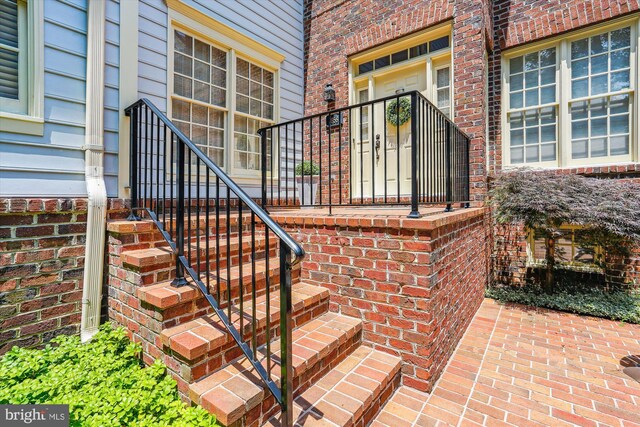 9858 Palace Green Way, Vienna, VA 22181 - entrance to property featuring brick siding