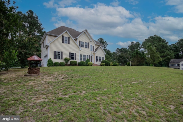 26294 Evesboro Ln, Eden, MD 21822 - traditional-style house with a front lawn and a gazebo