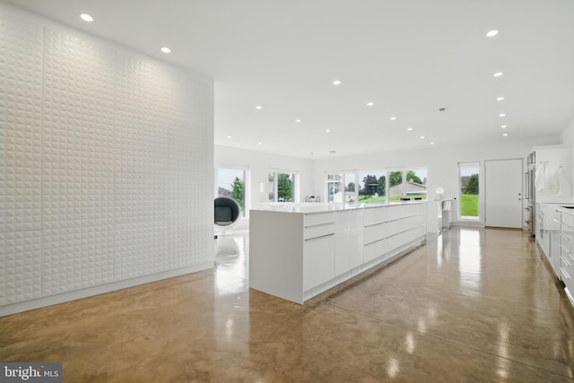 317 Clearview Ave, Nazareth, PA 18064 - hallway with concrete floors and recessed lighting