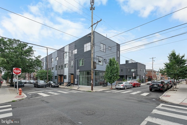 1800 S 16th St Unit B, Philadelphia, PA 19145 - view of asphalt street with sidewalks, curbs, traffic signs, and street lighting