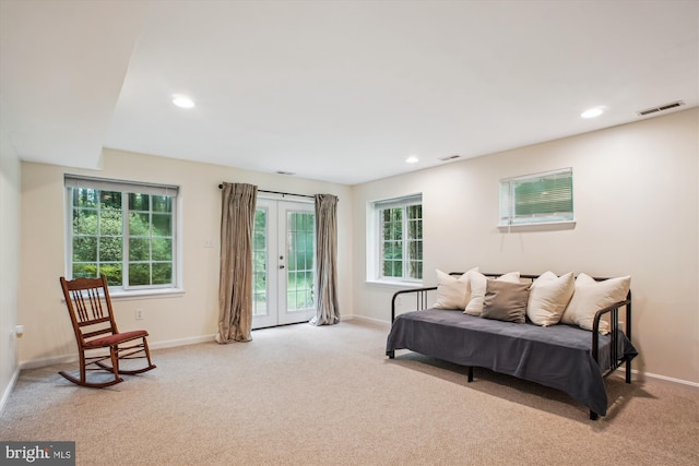 3010 Phyllmar Pl, Oakton, VA 22124 - sitting room featuring light carpet and recessed lighting