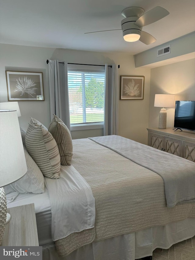 35979 Condo Dr Unit 203B, Rehoboth Beach, DE 19971 - bedroom with a ceiling fan