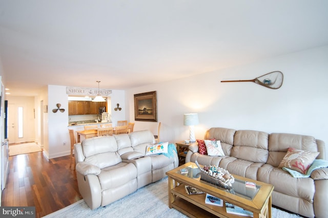 101 Main St Unit 115, Secretary, MD 21664 - living room with wood finished floors and baseboards