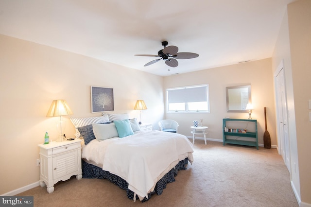 101 Main St Unit 115, Secretary, MD 21664 - bedroom featuring light colored carpet and a ceiling fan