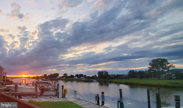 101 Main St Unit 115, Secretary, MD 21664 - dock area with a water view