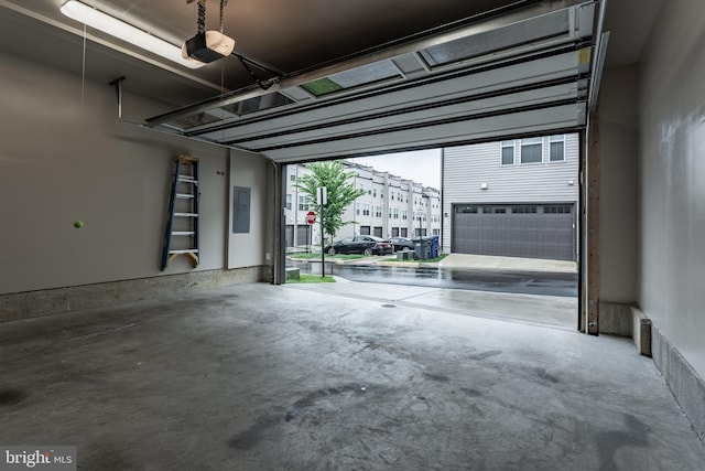 7282 Nittany Ln, Alexandria, VA 22306 - garage with a garage door opener and electric panel