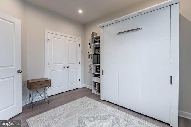 7282 Nittany Ln, Alexandria, VA 22306 - bedroom with wood finished floors and recessed lighting