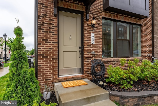 7282 Nittany Ln, Alexandria, VA 22306 - entrance to property with brick siding