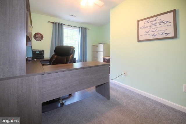 21481 Indian Bridge Rd, California, MD 20619 - office with carpet and baseboards