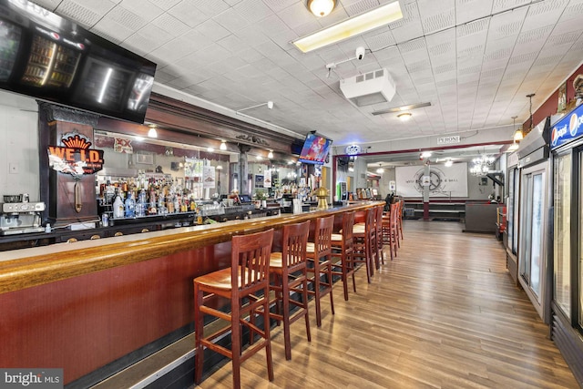 1327 W Chew St, Allentown, PA 18104 - indoor dry bar with wood finished floors