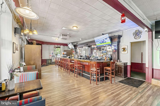 1327 W Chew St, Allentown, PA 18104 - indoor dry bar featuring wood finished floors