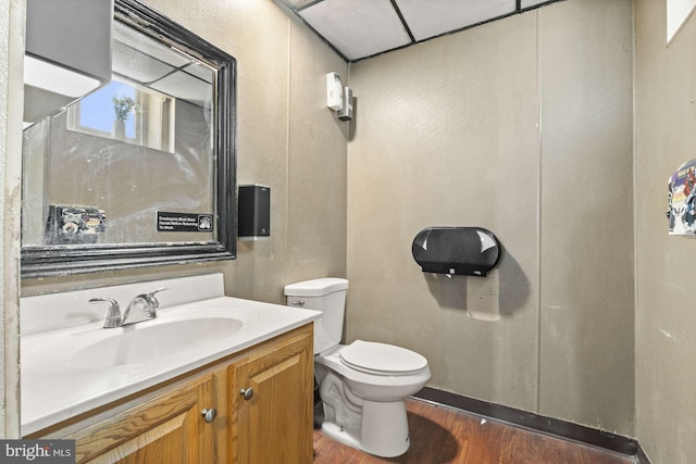1327 W Chew St, Allentown, PA 18104 - half bath with wood finished floors and vanity