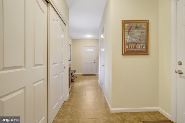 500 S Lexington St, Arlington, VA 22204 - hallway featuring light tile patterned floors and baseboards