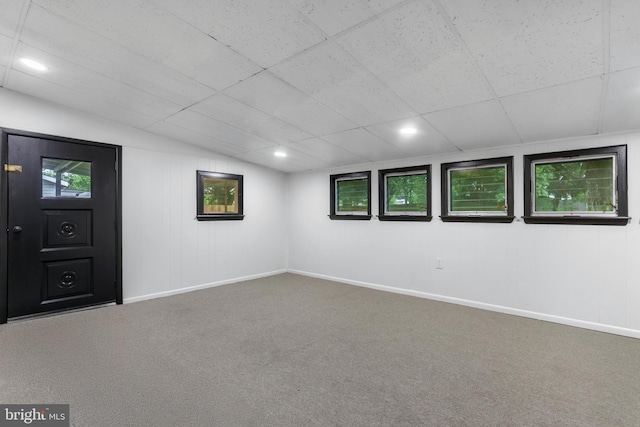 708 S Broad St, Mechanicsburg, PA 17055 - basement with carpet floors and recessed lighting