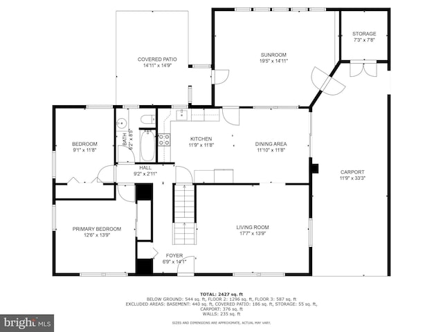 708 S Broad St, Mechanicsburg, PA 17055 - view of floor plan / room layout