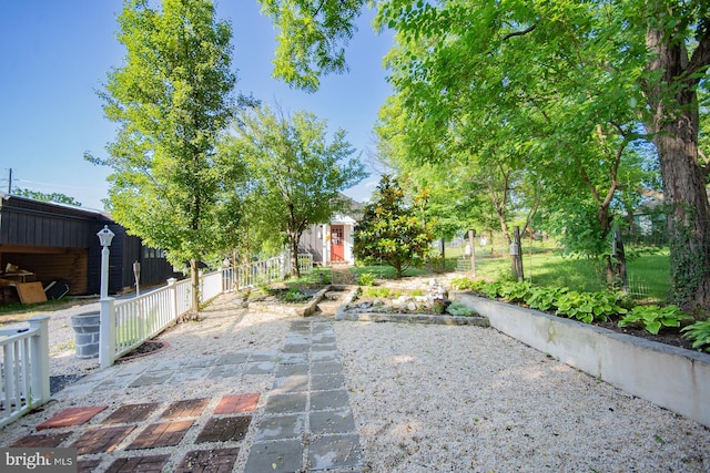 121 E James St, Winchester, VA 22601 - view of patio / terrace with an outdoor structure