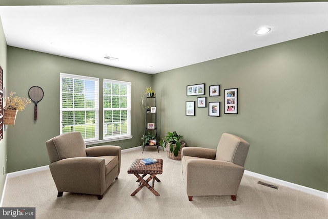 36453 Dwyer Ct, Round Hill, VA 20141 - sitting room with light carpet and recessed lighting