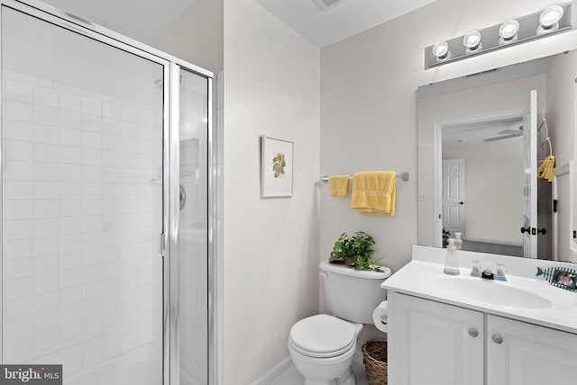 36453 Dwyer Ct, Round Hill, VA 20141 - full bathroom with vanity and a shower stall