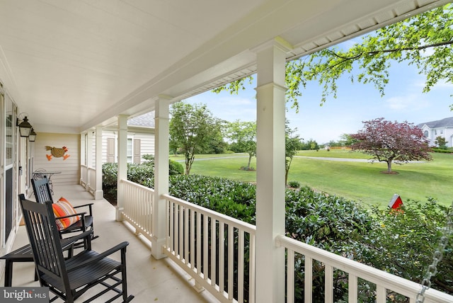 36453 Dwyer Ct, Round Hill, VA 20141 - view of covered porch