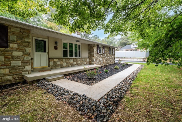 1363 Byberry Rd, Huntingdon Valley, PA 19006 - view of front facade with stone siding