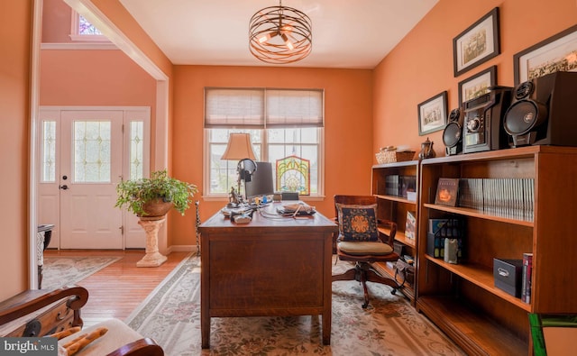 34 N Erin Ave, Felton, DE 19943 - home office with wood finished floors and plenty of natural light