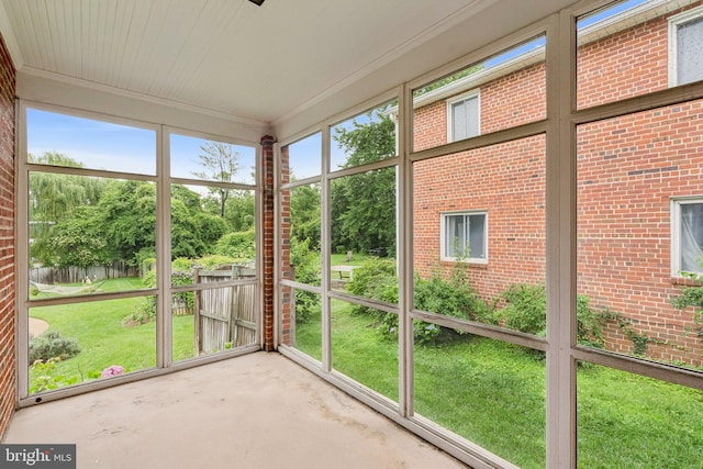 3917 Fessenden St NW, Washington, DC 20016 - view of unfurnished sunroom