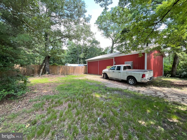 14102 Gibbons Church Rd, Brandywine, MD 20613 - view of yard with a pole building and an outdoor structure