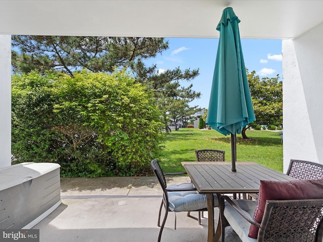 2701 Sparrow Ln Unit 1, Ocean City, MD 21842 - view of patio / terrace featuring outdoor dining space