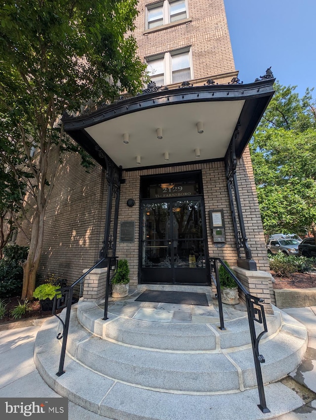 2129 Florida Ave NW Unit 503, Washington, DC 20008 - view of exterior entry with brick siding