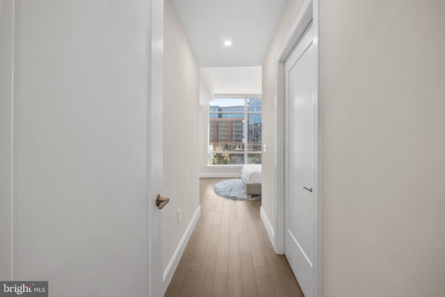 1330 Lancaster St Unit C601, Baltimore, MD 21231 - corridor with wood finished floors and recessed lighting