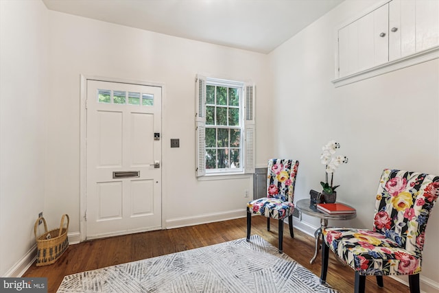 423 5th St SE, Washington, DC 20003 - foyer featuring wood finished floors and baseboards