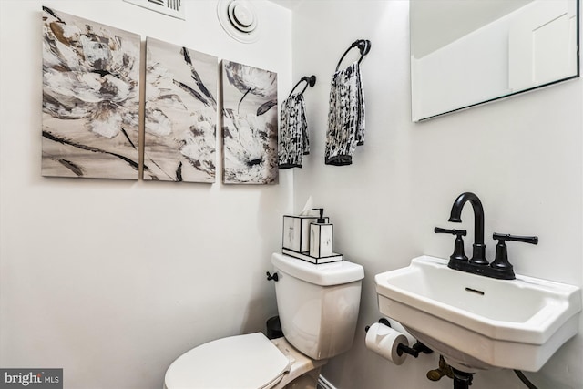 423 5th St SE, Washington, DC 20003 - bathroom featuring a sink and toilet