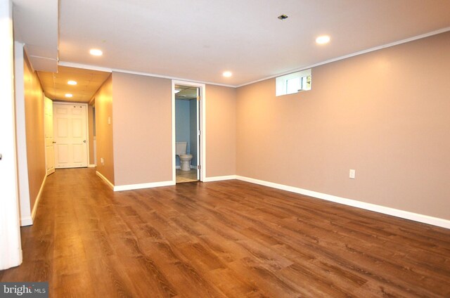 207 Maryland Ave, Newport, DE 19804 - empty room featuring wood finished floors and recessed lighting