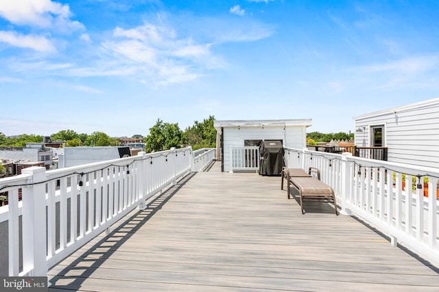 1922 1st St NW Unit B, Washington, DC 20001 - deck featuring area for grilling