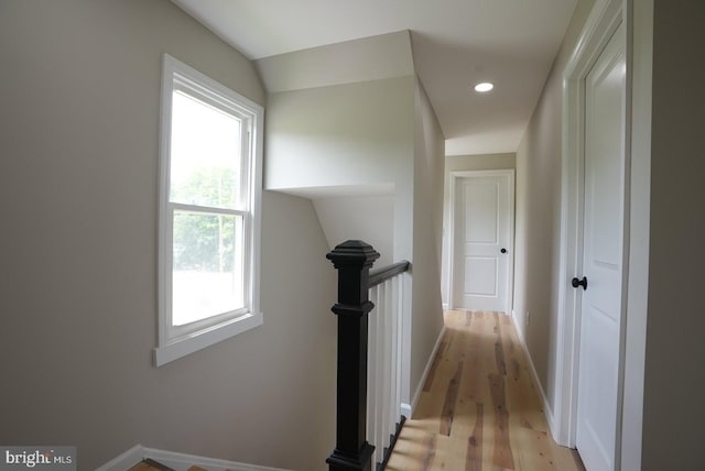 2 Schooner Landing Rd, Millville, NJ 08332 - corridor with an upstairs landing and light wood-type flooring