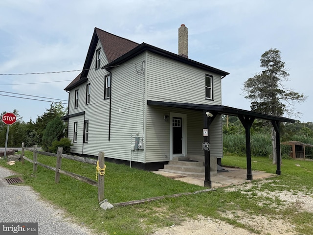 2 Schooner Landing Rd, Millville, NJ 08332 - view of side of home featuring a chimney