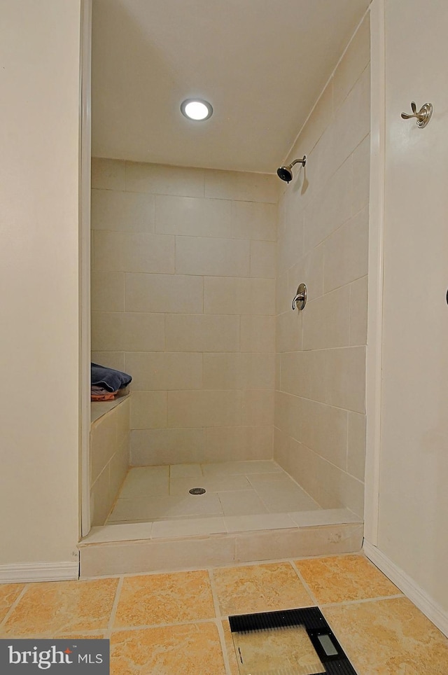121 Sweetbriar Ln, Winchester, VA 22603 - full bath with a tile shower and recessed lighting
